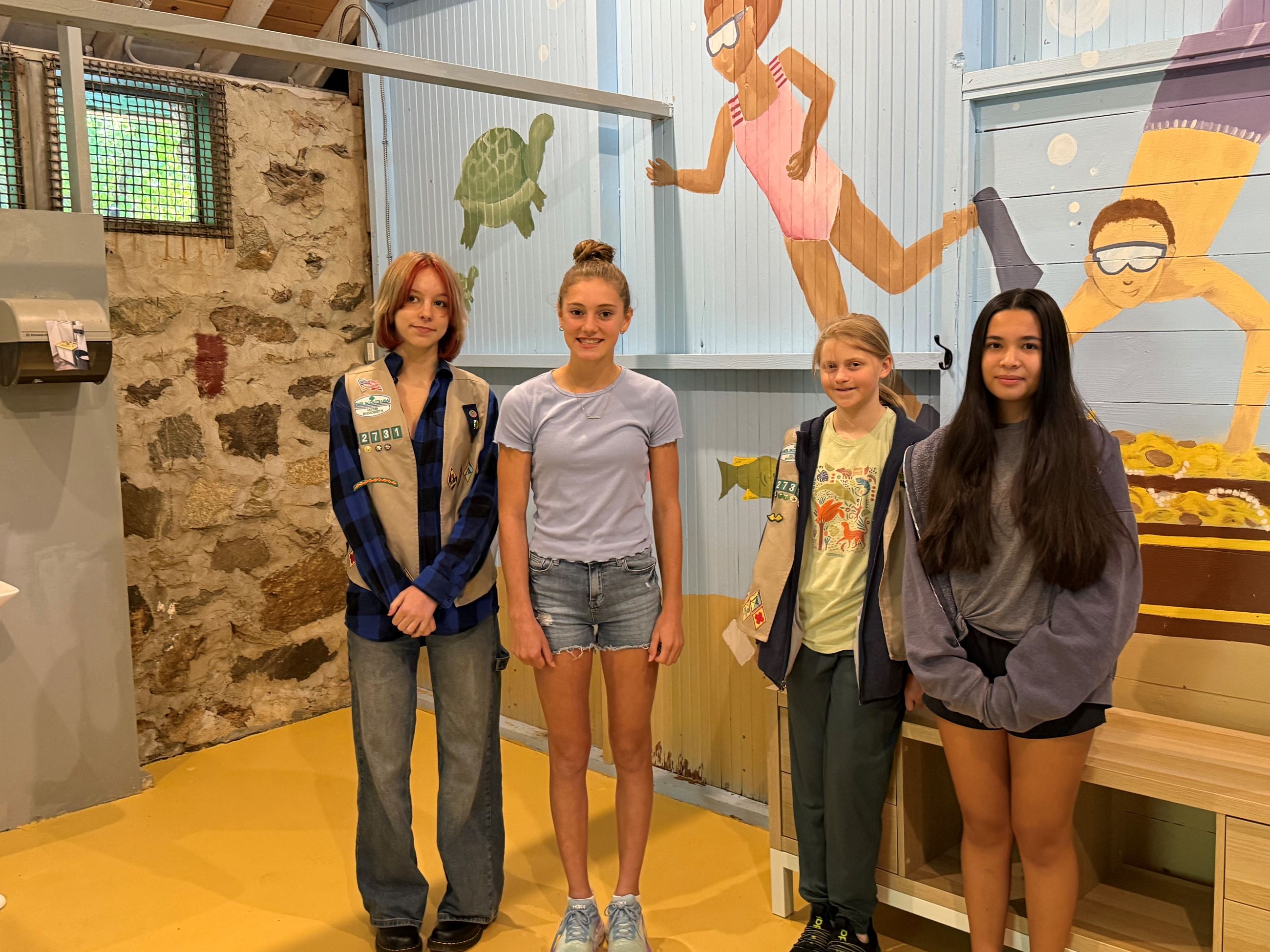 Girls Scouts - girls bathroom